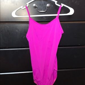 magenta gymnastics/dance leotard